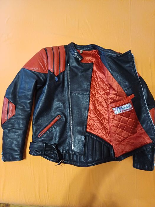 Дамско кожено мото яке /чопър/