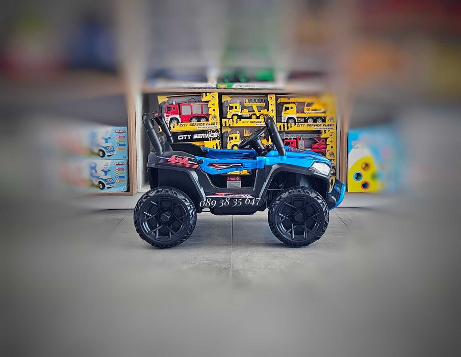 ТОП ЦЕНА!НОВО!Акумулаторен джип Fast с 12Vбатерия,дистанционно,USB