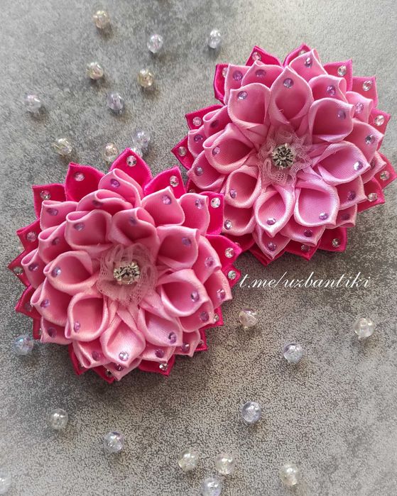 Банты ручной работы на праздник, в подарок