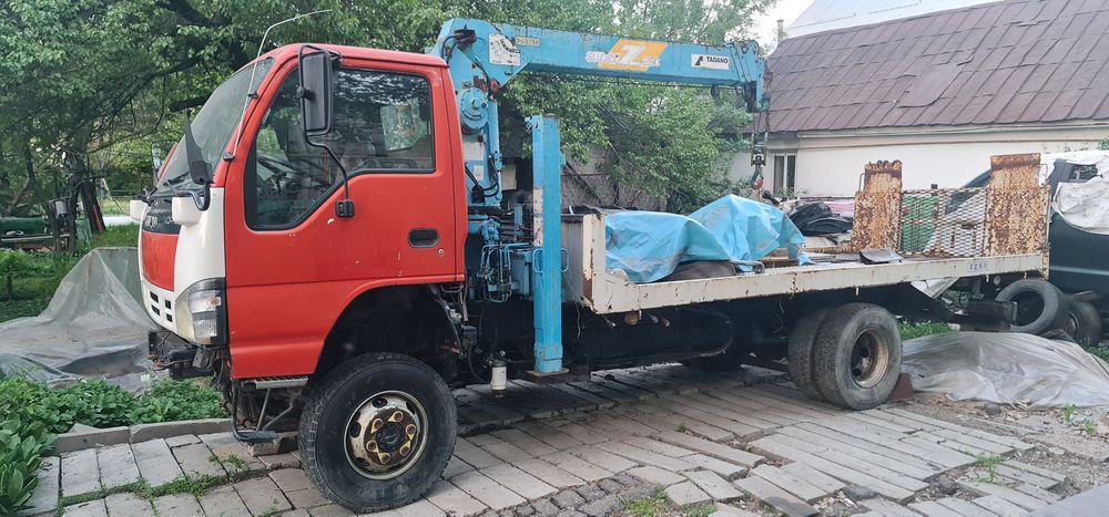 Эвакуатор манипулятор  ISUZU NPS 4WD