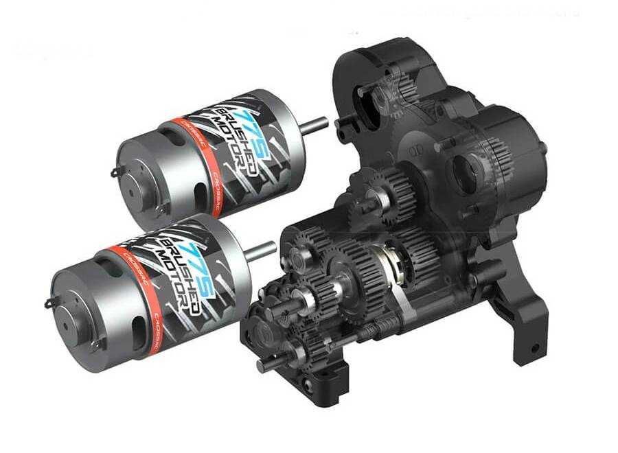 CrossRC EMO XX Stegosaurus 1:6, brushed, Червен