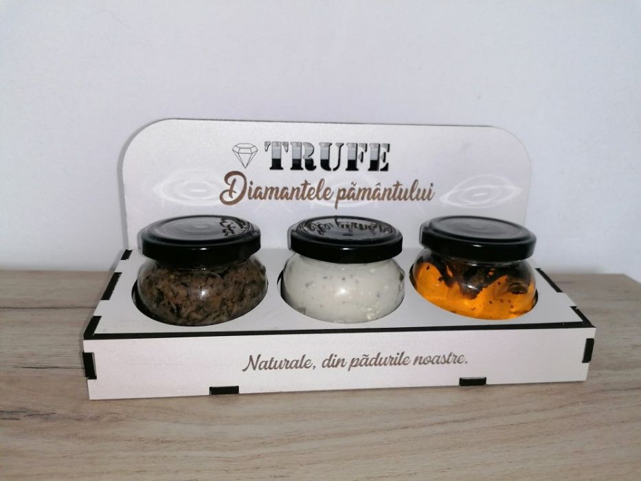 Trufe , kit bile din lemn + 50ml ulei pentru dresaj .