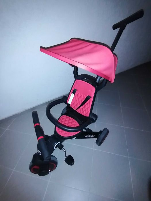 Tricicleta 2 în 1 UoniBaby Red