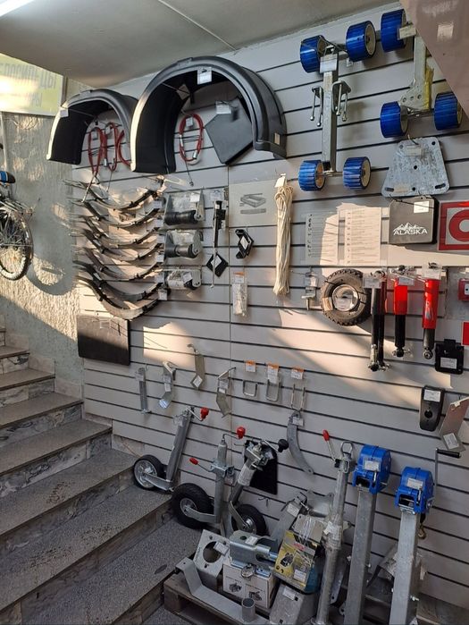 Колесо для легкового прицепа.