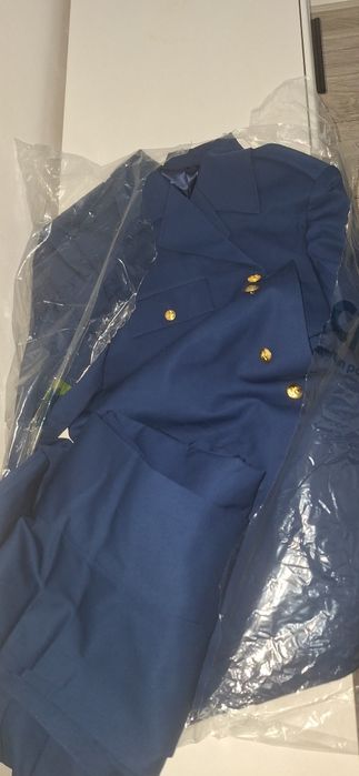 Costum  albastru aviatie