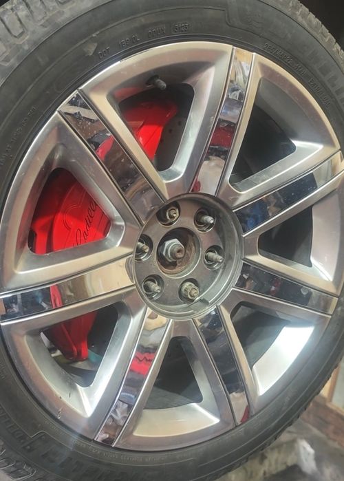 10 бутални апарати + 4 за Cadillac escalade с двукомпонентни дискове 420 мм 380 mm