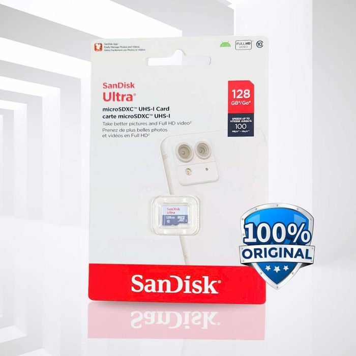 флешка Sandisk Ultra до 512GB MicroSD