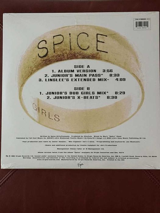 Disc vinil  rar SPICE GIRLS - SAY YOU’LL BE THERE 1997 US SEALED  nou sigilat