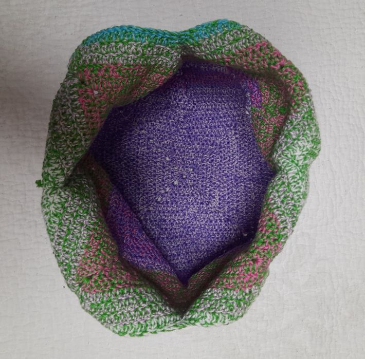 Шопер вязаный ручная работа