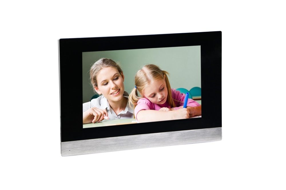 Новинка видео домофоны золотого цвета с очень большим экраном с память