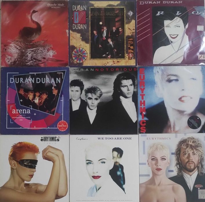 Discuri vinil, LP-uri, pop-rock, synth pop, disco, stare foarte