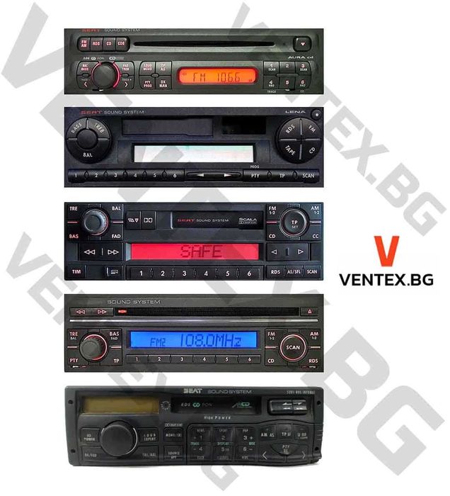 WEFA чейнджър за Seat Ibiza, Leon, Toledo, Arosa с USB и AUX за музика