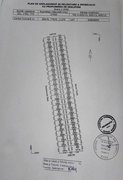 Loturi Teren Intravilan 538mp, Săbăreni