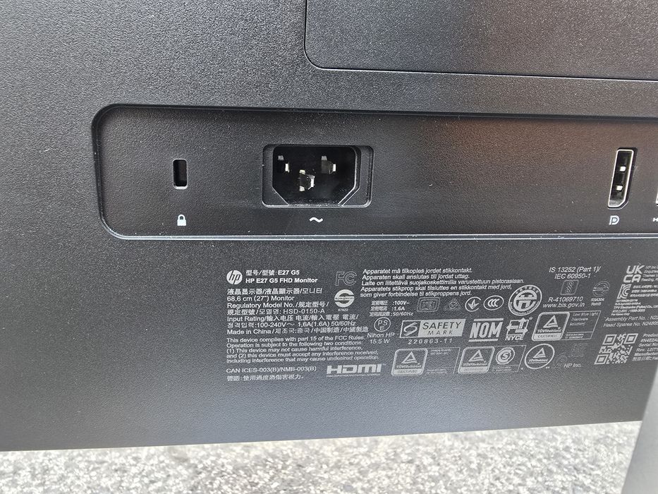 Monitor HP E27 G5 FHD