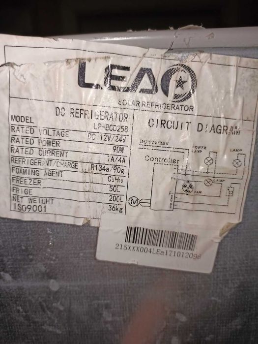 Leap Solar refrigerator