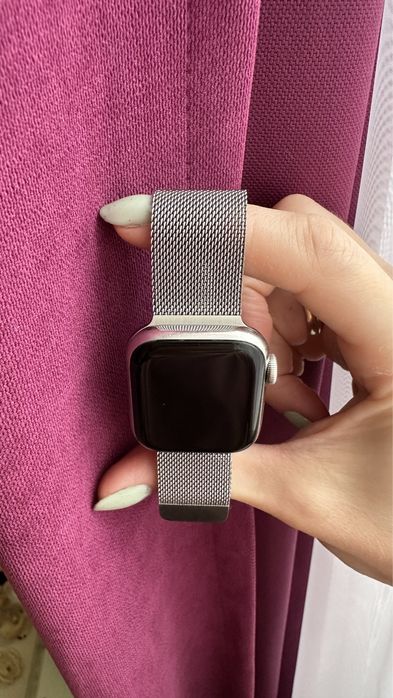 Часы apple watch 5, стальные 40мм