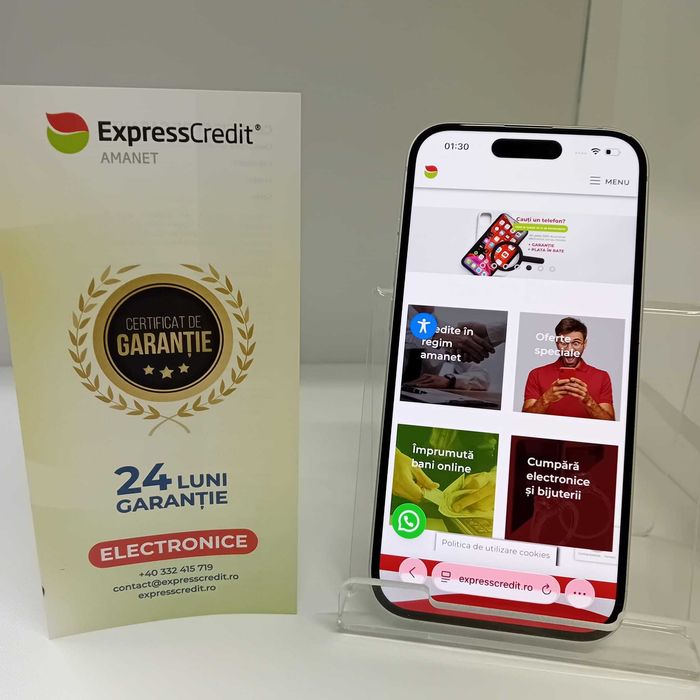 Iphone 15 128Gb (ag49 Esplanada b.7719) Garantie 2 Ani