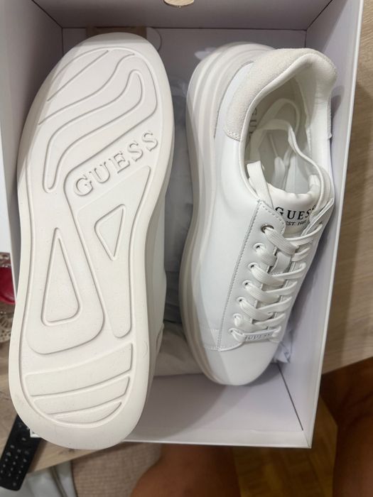 Чисто нови - Guess Elba Men's Leather Sneakers 43 номер