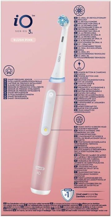 Periuta de dinti electric, Oral-B iO Series 3S Brush Pink, Roz,sigilat