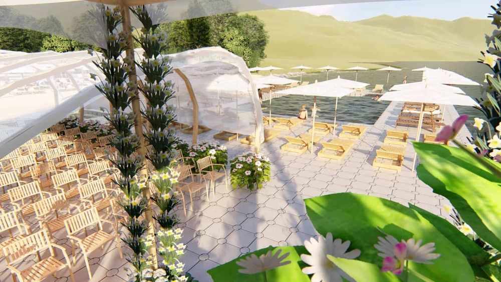 Dock modular pentru evenimente pe apa Si INHIRIERE