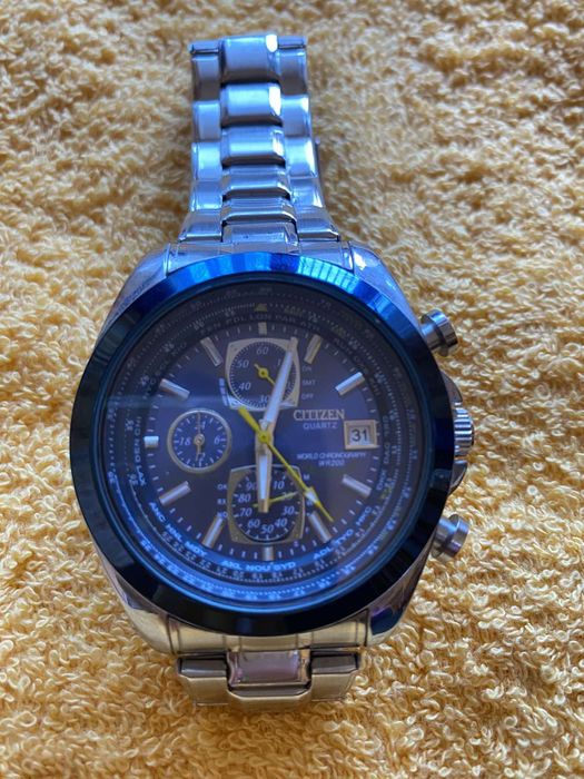 Часовник Citizen Blue Angels Eko-Drive World Chronograph