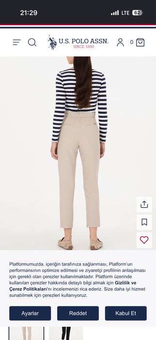 Pantaloni Polo marimea L noi cu eticheta