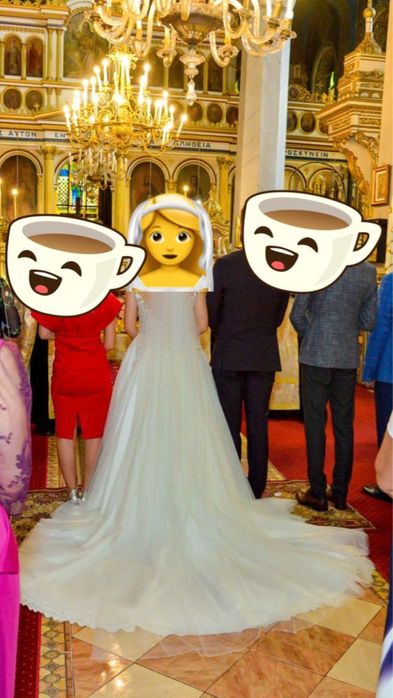 Vând rochie mireasa La Novia tip sirena+ trena