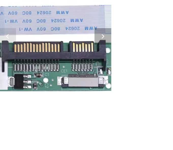 1.8" ZIF/LIF SSD to 7+15 22 Pin SATA Macbook Air, Toshiba, Samsung SSD