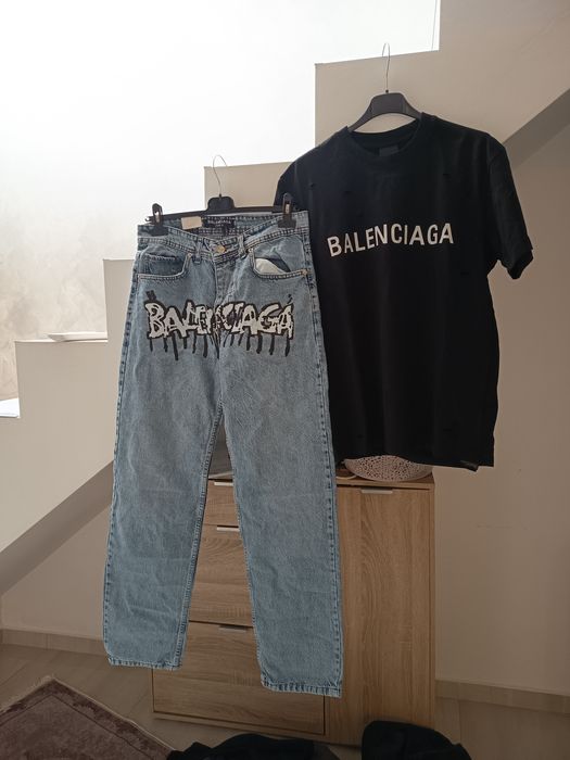 Compleu pentru bărbați blugi și tricou