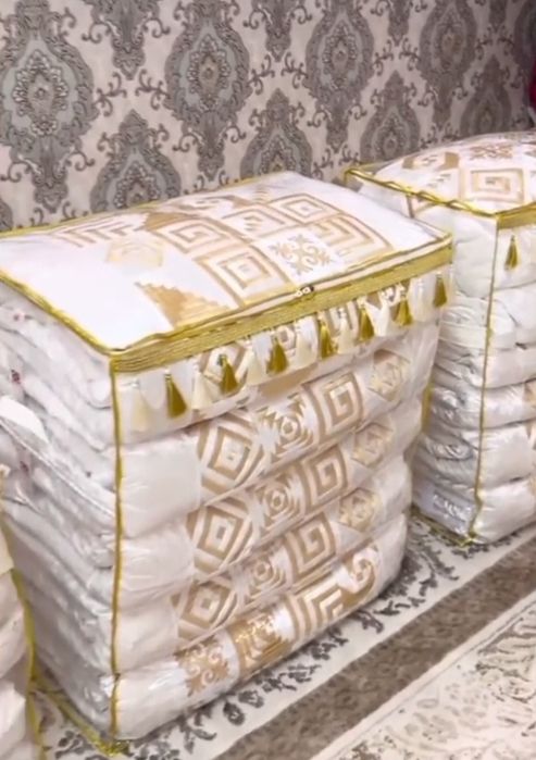 Қыз жасау, көрпе төсек, постель