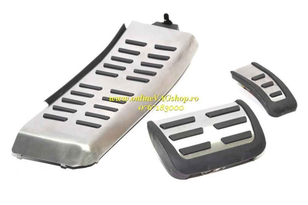 Set Pedale Inox + Footrest transmisie automata Audi A6 4F, Audi Q5