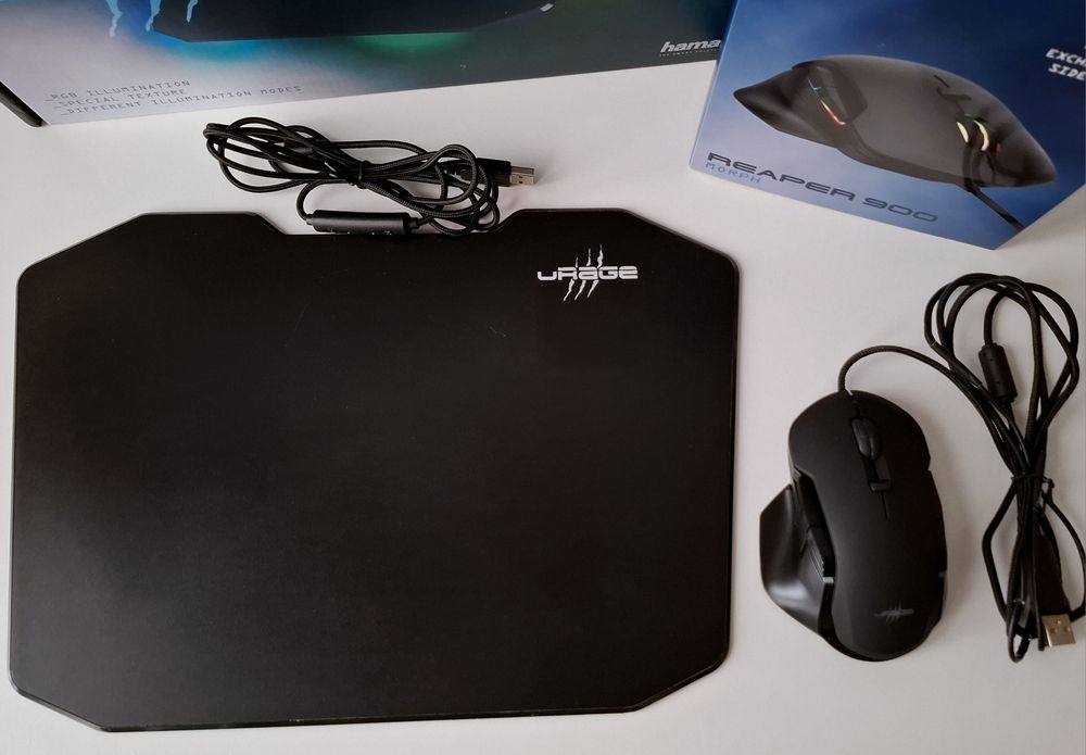 Set Hama uRAGE mouse şi mouse pad