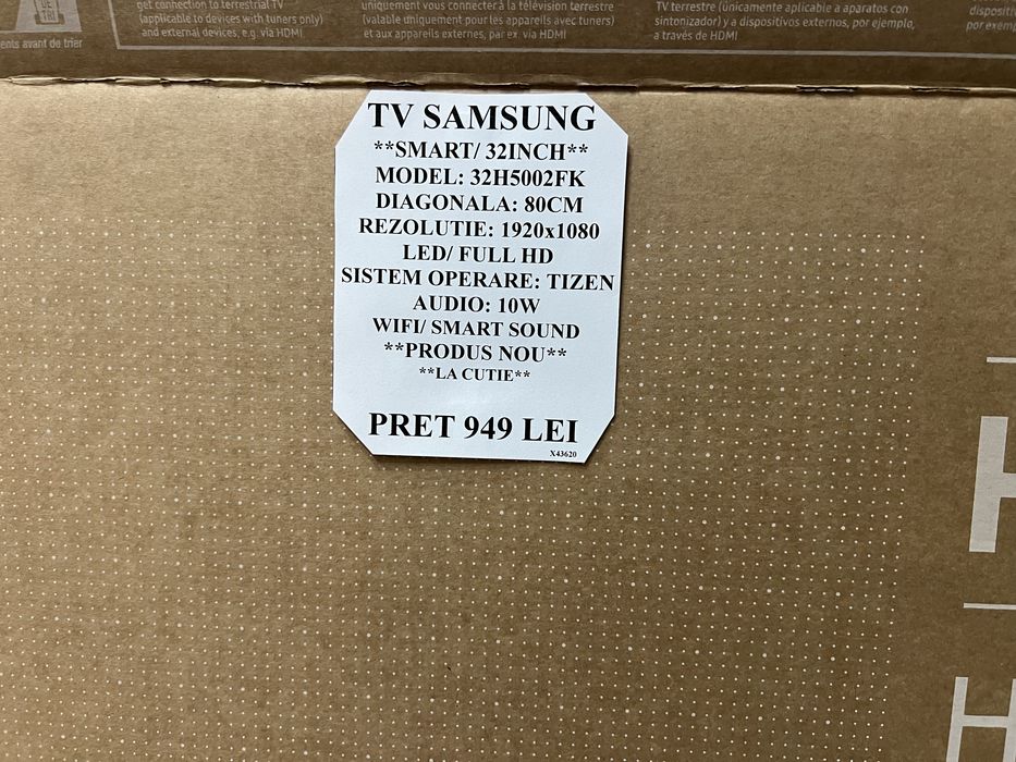 Amanet Royal CB: Tv Smart Samsung 80cm 32h5002f Nou la cutie