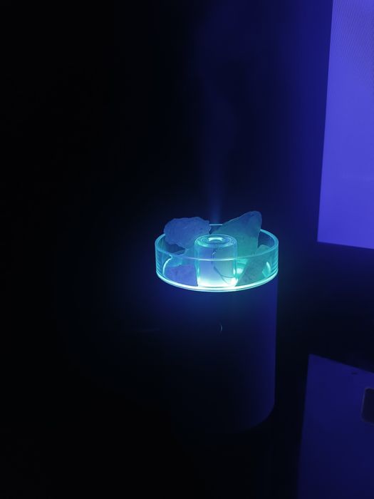 Увлажнитель воздуха с камушками и подсветкой