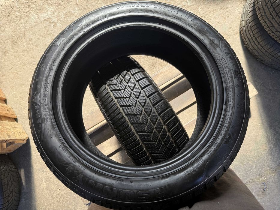 2x Anvelope iarna 195/55 R16 M+S - Sunny Winter Max A1 NW211