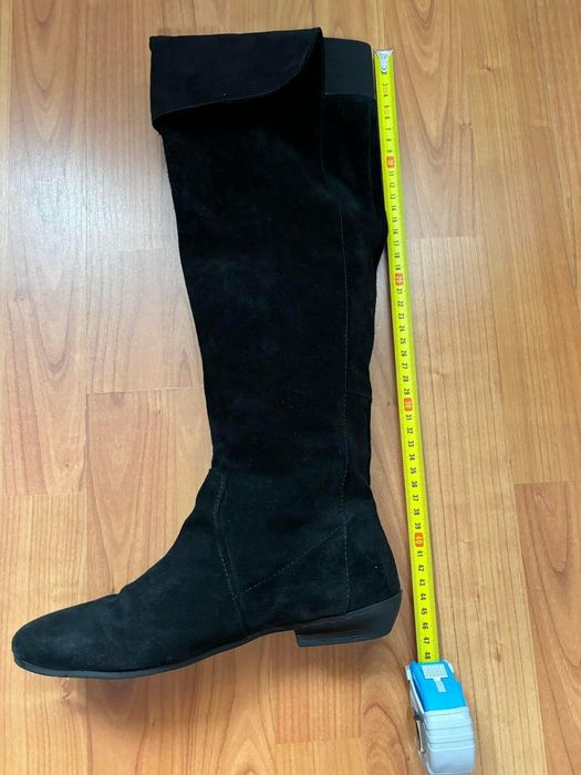 Cizme Nine West, piele intoarsa