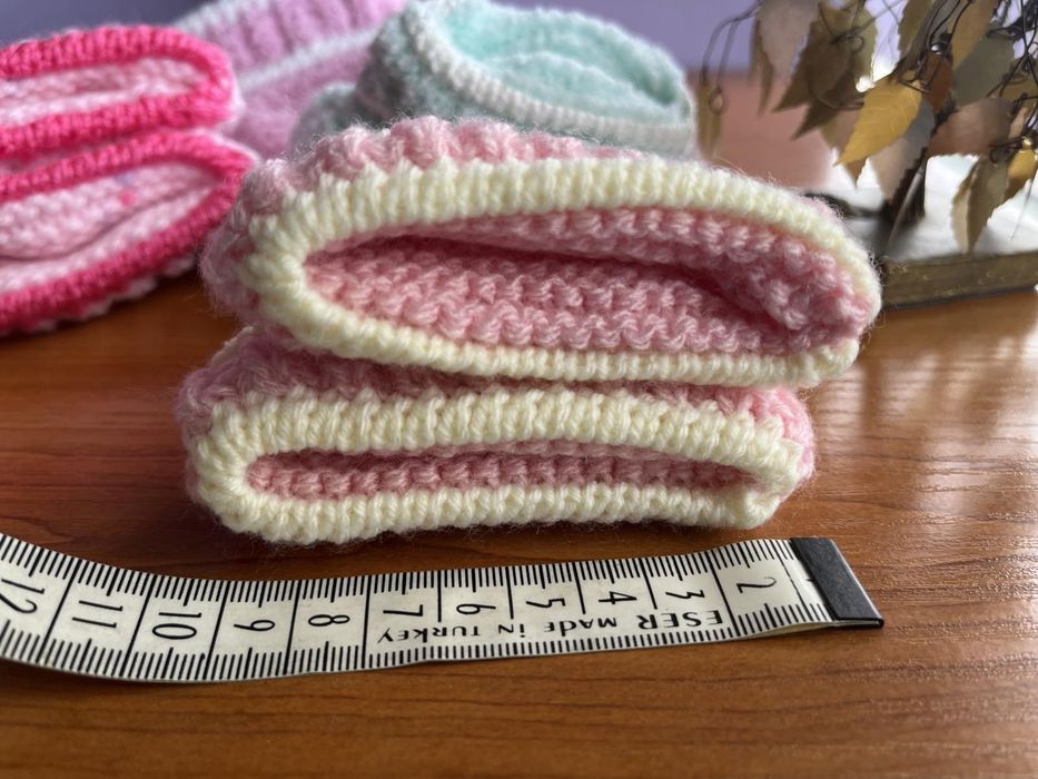 Ръчно плетени терлички