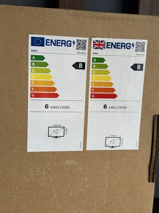 Asus ZenScreen MB166CR - Nou