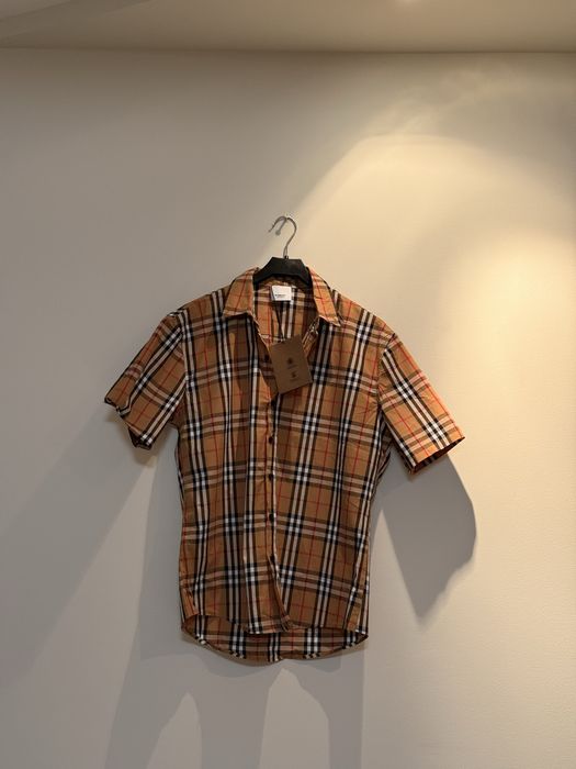 Camasa burberry cu maneci scurte