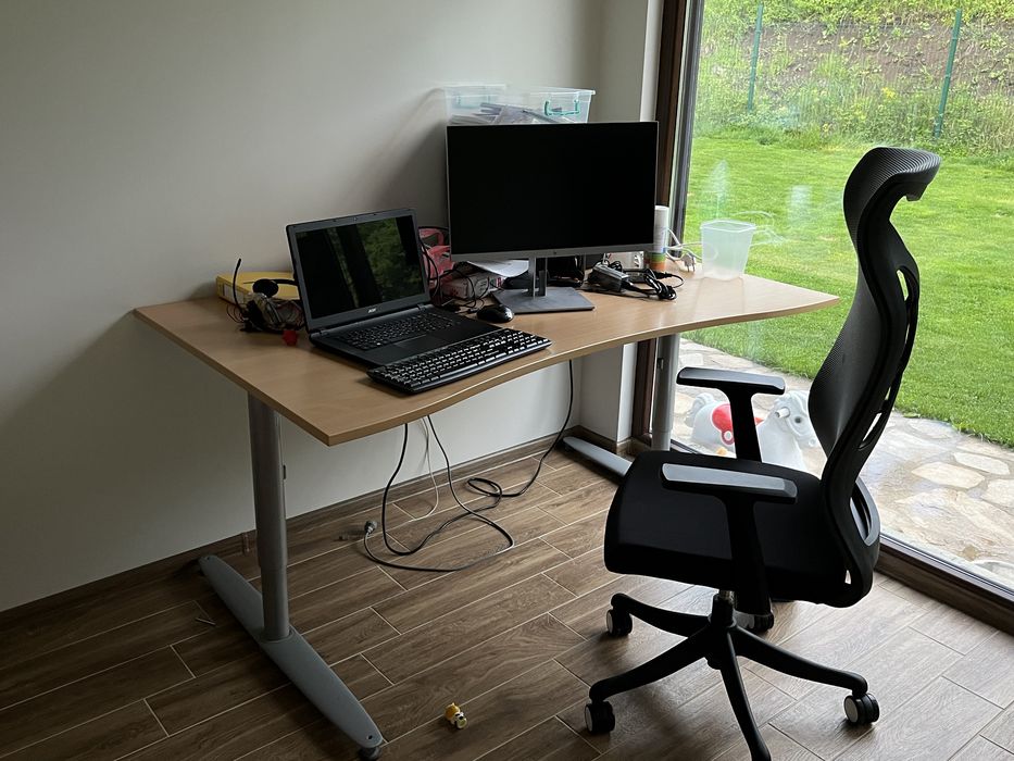 Офис бюро 160/100, статично регулиране по височина