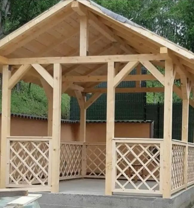 Vând foișor Terase din lemn
-foișoare la comanda
-pergole modele moderne
-leagăne din lemn sau metal
-gard confecționat din lemn
-asteriala (plata) di