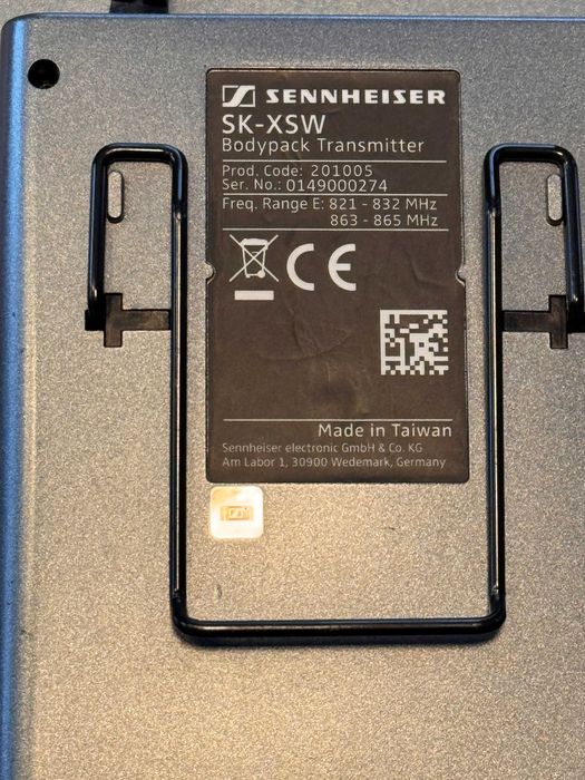 sistem wireless Sennheiser XSW - instrument / lavaliera