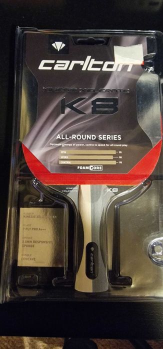 Paleta Tenis Ping Pong Carlton Kinesis Xelerate K8