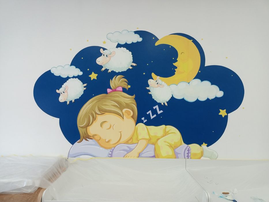 Настенный принтер, рисунки , граффити , Мурад, настенный рисунок