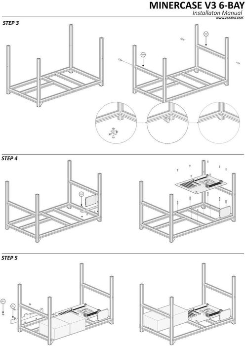 Кутия за Тестване и Сглобяване на PC – Open Frame ATX EATX