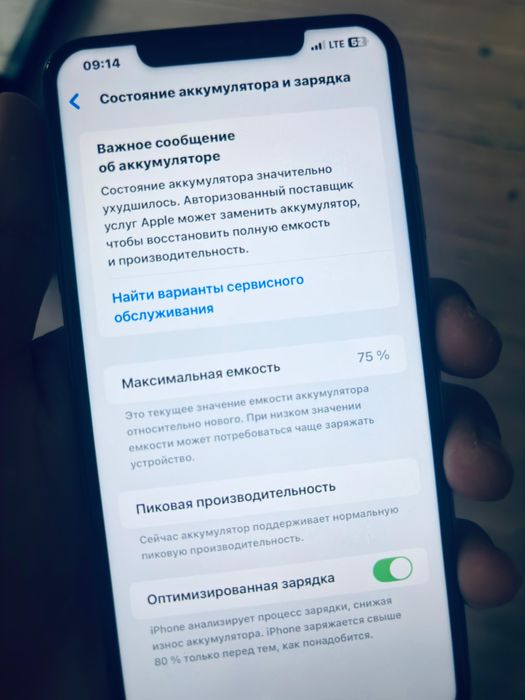 iPhone XS MAX  256 GB 75%