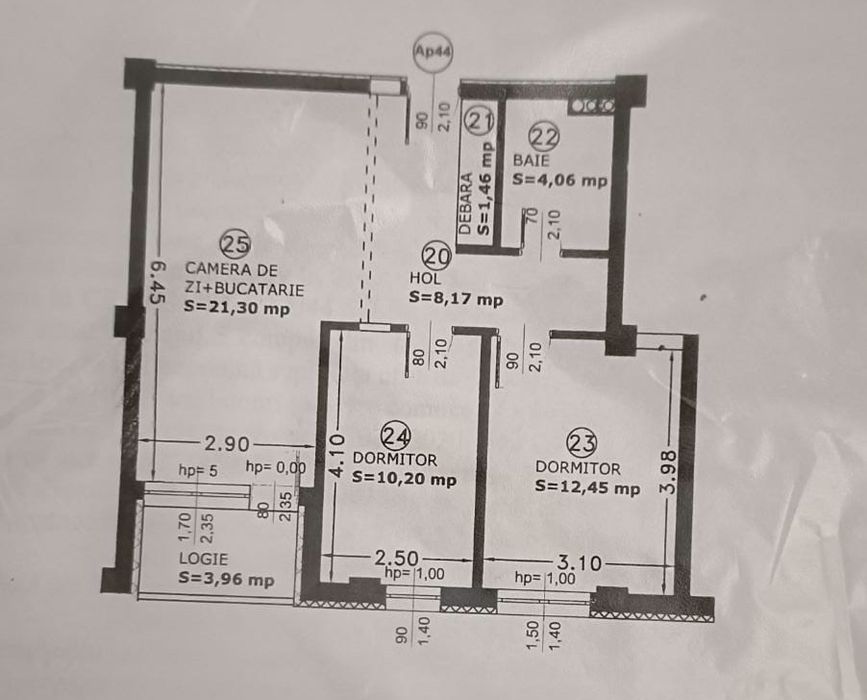 Apartament 3 camere