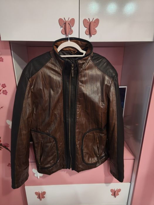 Мъжко яке естествена кожа