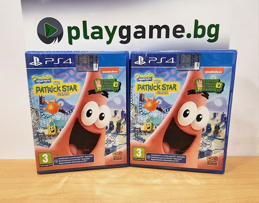Чисто нова игра SpongeBob SquarePants: The Patrick Star Game за PS4