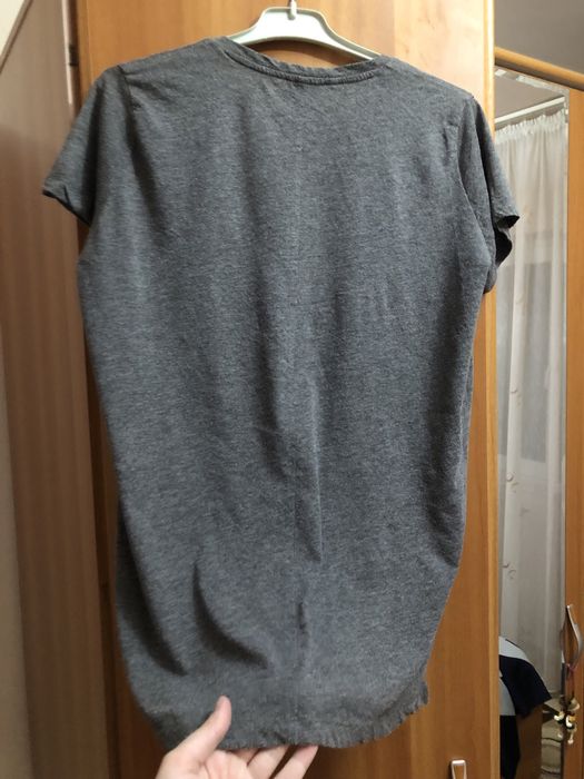 Tricou Zara Collection Woman/Basic Gri